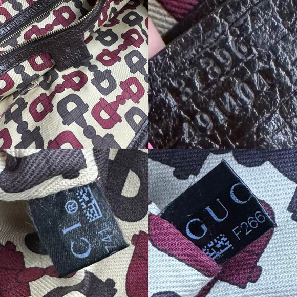 💎✨BEAUTIFUL✨💎 Gucci GG Shoulder Handbag Leather Pink - Picture 10 of 14